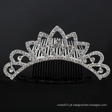 Sweet Kids Tiaras cristal Rhinestone coroa pentes